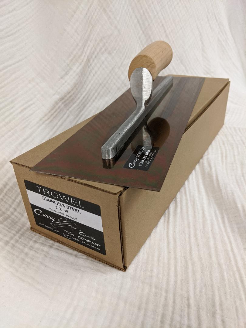 Curry Trowel Stainless Steel  5x16 